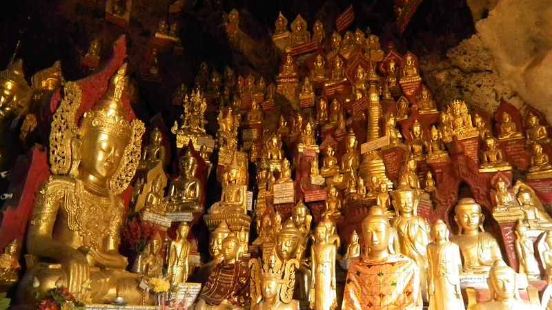 Pindaya. La caverna de Buda. - Myanmar. Hay que ir. (9)