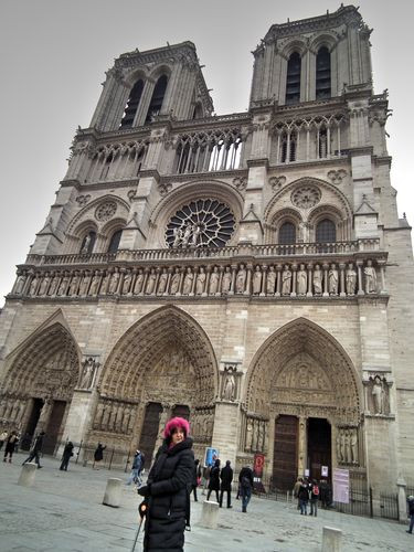 París, una semana en diciembre - Blogs de Francia - Miércoles, Notre Dame, Sacre Coeur, Amelie y la Torre Eiffel nocturna. (4)